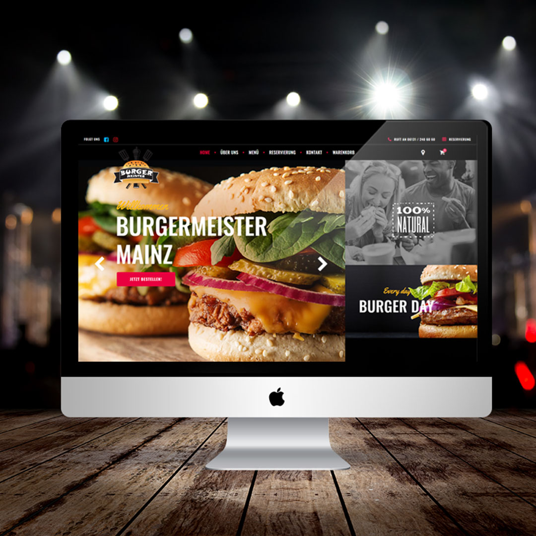 Burgermeister Mainz Website von Agentur Parrot